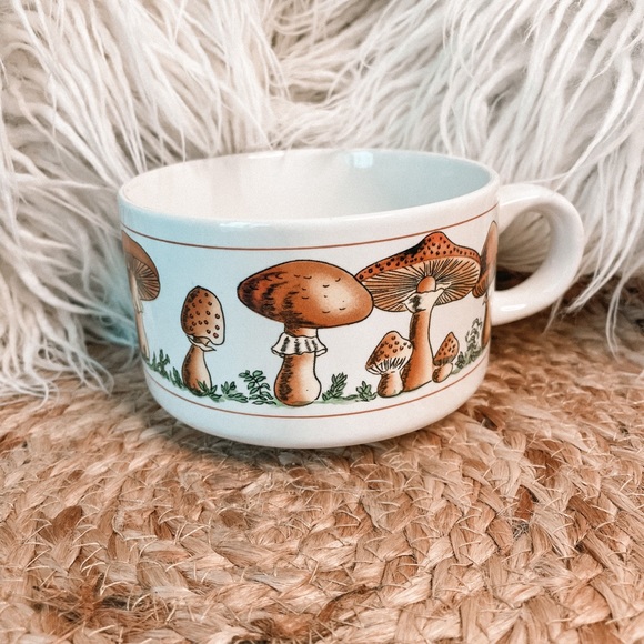 Retro | Mushroom Soup Mug | 🍄 with Recipe - Picture 1 of 9